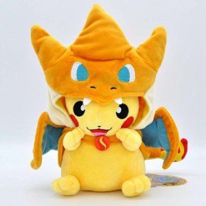 PikaChu Charzard Hood Pokémon Plushie